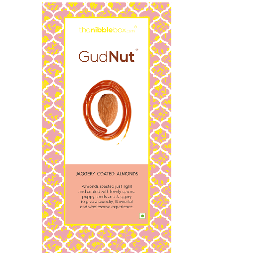 GudNut Almonds (jaggery coated nuts) 100g