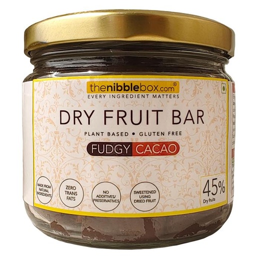 Fudgy - Cacao (Dry fruit bars/ Vegan mithai)